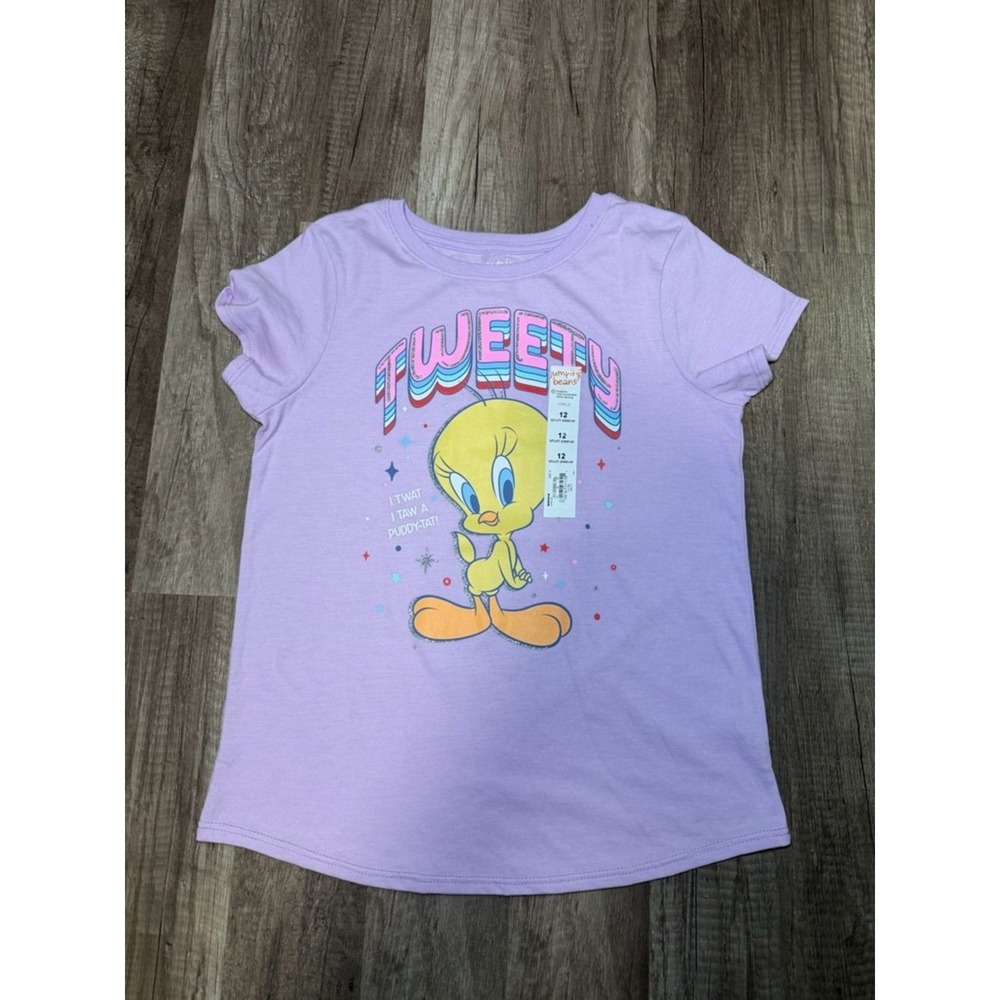 Jumping Beans Lavender Tweety Short-Sleeve Tee